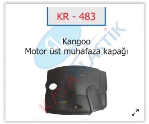 MOTOR ÜST KORUMA KAPAĞI CLIO II-KNG II-DACIA LOGAN-SANDERO 1.5 DCI K9K