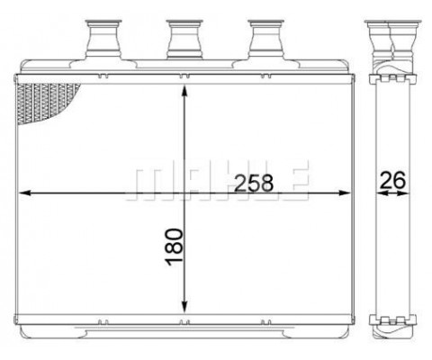 KALORIFER RADYATORU BMW E65 E66