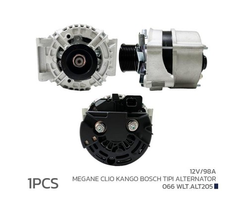 ALTERNATÖR 12V 98A MEGANE CLIO KANGO BOSCH TIPI