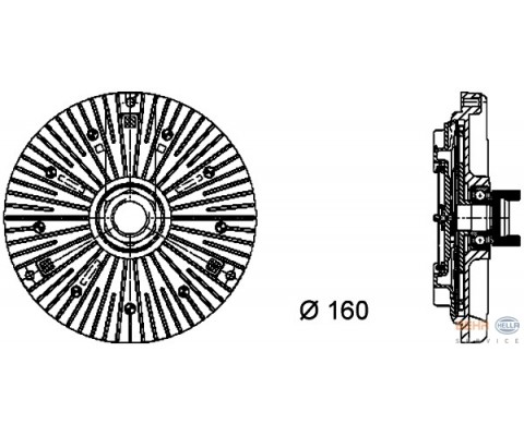 FAN TERMIGI 3 DELIK BMW M50 M52 M54 E36 E39 E46 PREMIUM LINE