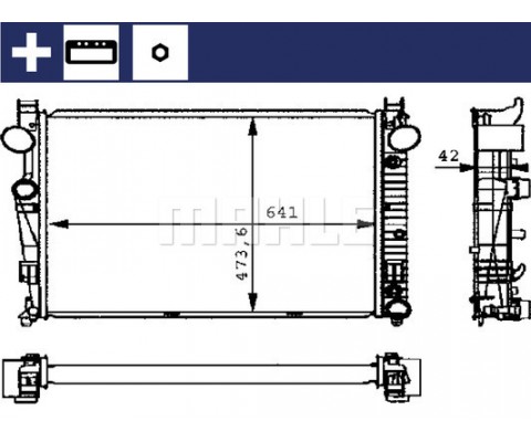 MOTOR SU RADYATORU MERCEDES S-CLASS W220 98 05