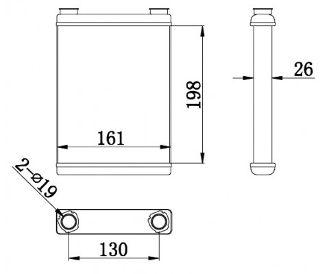KALORİFER RADYATORU BRAZİNG MGN III-FLUENCE 198X165X26