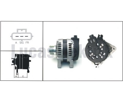 ALTERNATÖR 14V 150A FOCUS C-MAX FOCUS II 06 11 1.6-2.0TDCI-FUSION-FIESTA V 02 08 1.6 TDCI -KUGA I 08 14 2.0 TDCI