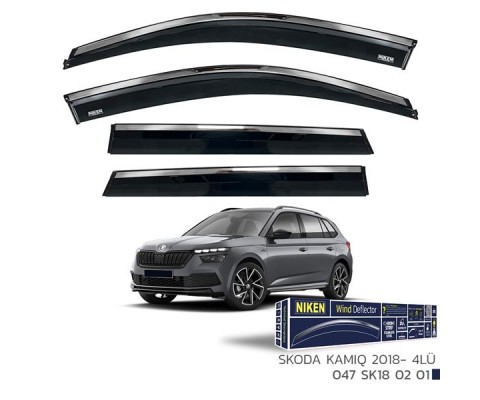 KROMLU CAM RÜZGARLIĞI SKODA KAMIQ 2018- 4LÜ