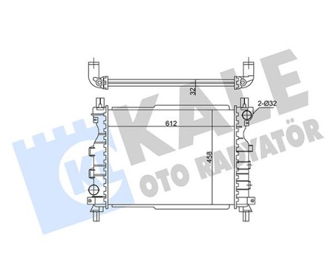 MOTOR SU RADYATORU LAND ROVER FREELANDER I L314 18K4F 204D3 M47D20 00 06