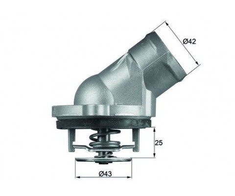 TERMOSTAT 87 C MERCEDES M112 W202 W203 CL203 W210 W211 W220