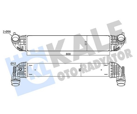 INTERCOOLER OPEL ASTRA K INTERCOOLER AL/BRZ 600X111X95