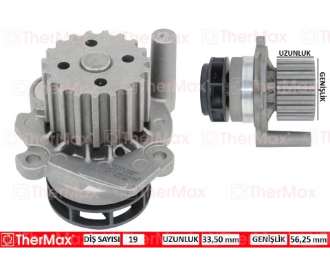 DEVİRDAİM CADDY-GOLF 5-JETTA-PASSAT-POLO-TRANSPORTER T5-FABIA-OCTAVIA-IBIZA 1.9TDI AXB-BJB-BXE 04-10