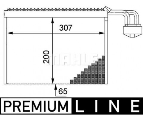 EVAPORATOR BMW E65 E66 02 07 PREMIUM LINE