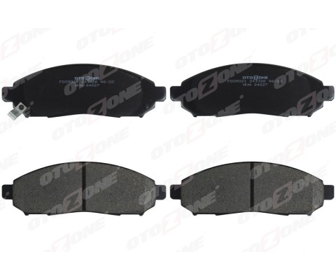 FREN BALATASI ÖN RENAULT KOLEOS 08 NISSAN NAVARA 2.5L YD25DDTi D40 4x2 4x4 10- / PATHFINDER 2.5L YD25DDTi DCi R51 17MM