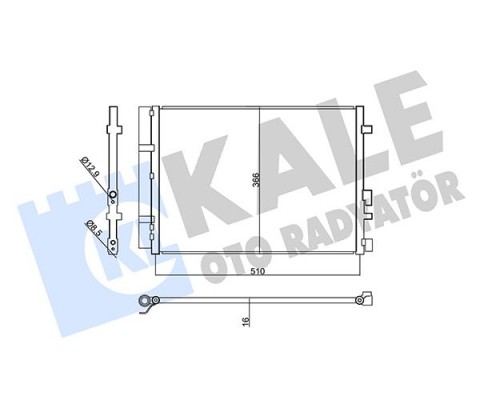 KONDENSER HYUNDAI i20 ACTIVE-i20 II CONDENSER AL/AL