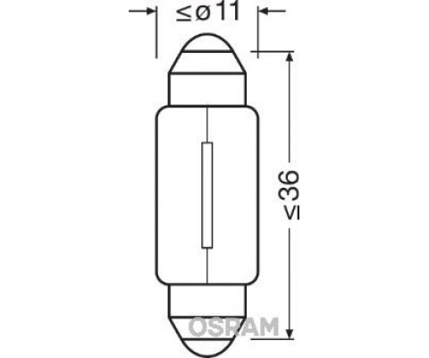 AMPÜL 12V 5W SV8.5-8 C5W UNV1