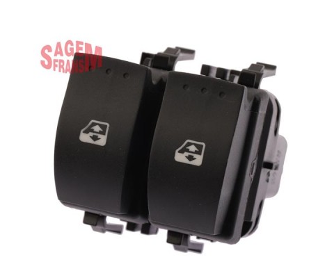 CAM AÇMA DÜĞMESİ CLIO II BBO 0220 ÖN SOL SİYAH ÇİFTLİ