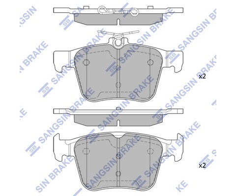ARKA FREN BALATA VW GOLF VII 14- / TOURAN. T-ROC 18- / AUDI A3 14-20 / Q2 16- / TT 18-