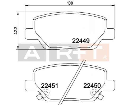 ARKA BALATA FIAT EGEA 16 1.3D MTJ 1.4 1.6E-TORQ 1.6D MTJ