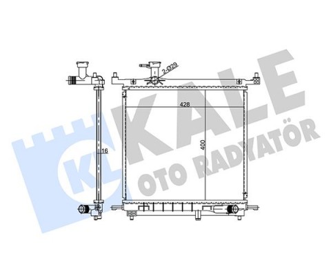 RADYATÖR AL/BRZ NISSAN MICRA IV 1.2 1.2 LPG 10 -15- MT