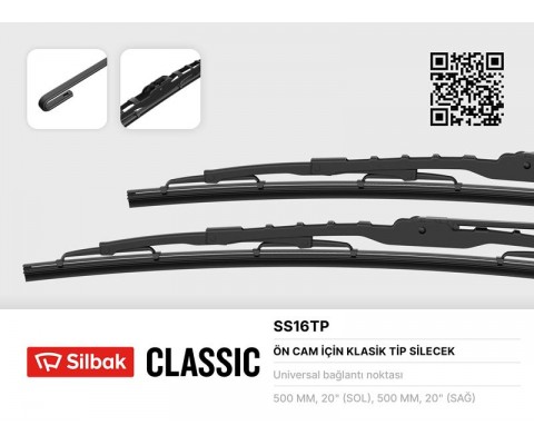 SİLECEK SÜPÜRGESİ 510MM R19 EUROPA -TRANSIT ALMAN KANCALI 2.5 DIA-KNG-ISUZU NPR Y.M