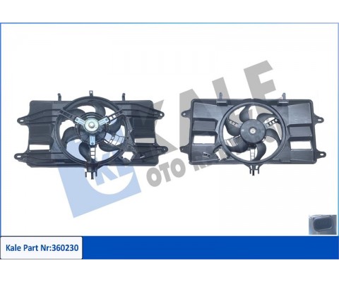 FAN GRUBU FIAT DOBLO MPV 1.2 01--Box Body/MPV 1.2 01-04 - 12V