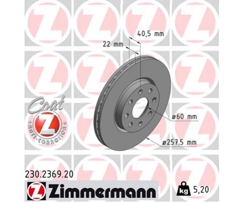 ÖN FREN AYNASI CORSA D 07 CORSA E 14 ADAM 13 PUNTO EVO-GRANDE PUNTO 05 257x22x4DL HAVALI 14İNÇ 55700921