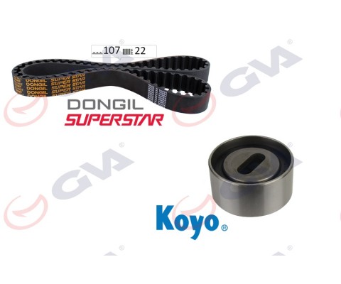 TRİGER KAYIŞ SETİ EKSANTRİK SETİ MAZDA 323 1.6L B6 BG kasa 89-95 / KIA PRIDE 1.3L B3 16v 94- / RIO 1.3L A3E DC kasa 00-05 / SEPHIA 1.5L 1.6L FA kasa 95-97 1 KAYIŞ 1 RULMAN