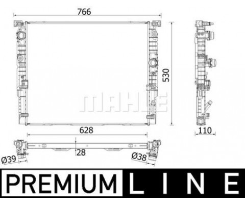 MOTOR SU RADYATORU PREMIUM LINE BMW B48 G30 F90 G31 G32 G11 G12