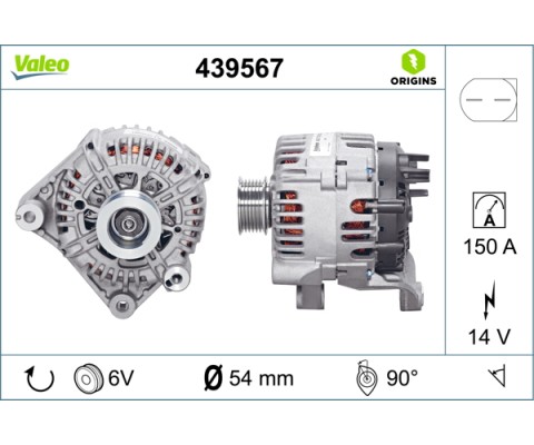 ALTERNATOR SARJ DINAMOSU 12V 150A BMW M47 M57 E39 E46 E83 E53