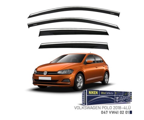 KROMLU CAM RÜZGARLIĞI VW POLO 2018- 4LÜ