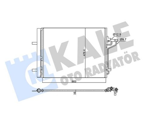 KLIMA RADYATORU KUGA II 14 1.5 16. TDCI FOCUS 2.0L ECOBOOST 15 YENI CONNECT 1.5-1.6 TDCI 14