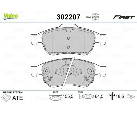 ÖN BALATA FIAT 500X 15 JEEP RENEGADE SUV 14 FTE KIRMIZI KUTU