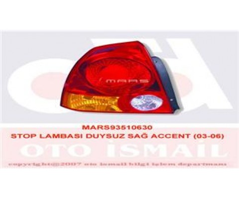 STOP LAMBASI DUYSUZ SAĞ ACCENT 03-06