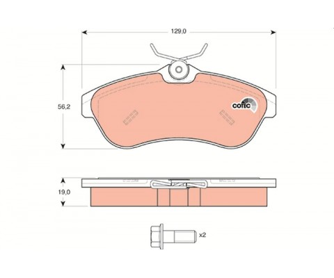 ÖN FREN BALATASI CITROEN C2 06 09 C3 03 10