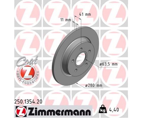 ARKA FREN DISKI AYNA FOCUS II04 11 C-MAX 07 09 VOLVO V50 04 12 C30 06 12 C70 II 05 13 S40 II 04 04 12 17 JANT - 16 JANT DÜZ 280mm 5 BİJON