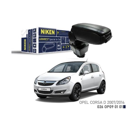 ARACA ÖZEL KOL DAYAMA SİYAH OPEL CORSA D 07-14