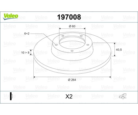 ARKA FREN AYNASI CORSA E 14 ADAM 13 PUNTO EVO-GRANDE PUNTO 05 264x10x4DLxHAVALI 15 İNÇ 55700592