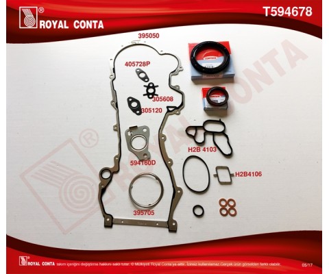 ALT TAKIM CONTASI CORTECO KEÇELİ DOBLO-PUNTO-500 1.3MTJ 10 199.A3/A9/B1/B4-223.A9
