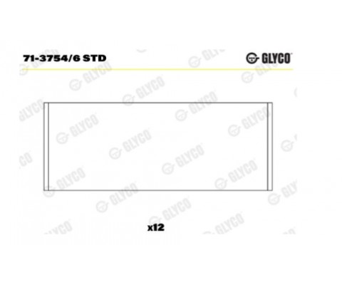 KOL YATAK VOLVO V90 S90 2.5 2.9 S80 2.9 3.0 PKW 83MM B 6304 F