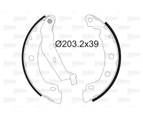 ARKA PABUÇ BALATA RENAULT MEGANE 96 1.4-1.6 1.8 1.9D 1.9DTİ 2.0 203x39