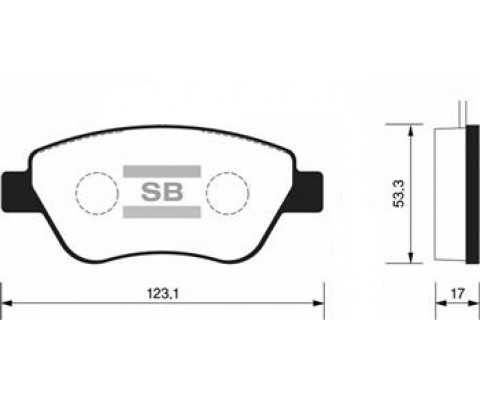 ÖN FREN BALATA FIAT DOBLO 05-10 / PANDA 04-10 / OPEL CORSA 1.3L CDTI 06-14
