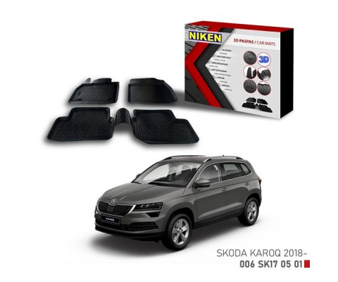 3D PASPAS SKODA KAROQ 2018-
