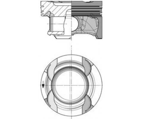 PISTON SEGMAN STD 83.00mm MERCEDES M270.910 W176 W246 C117 X156