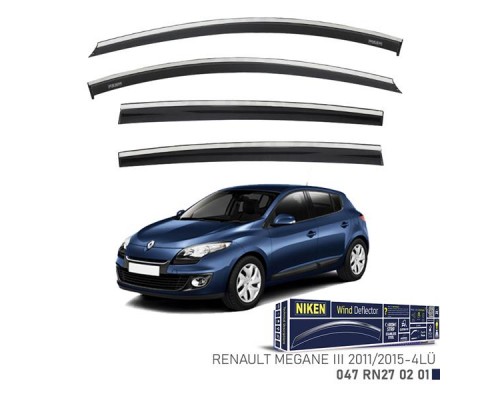 KROMLU CAM RÜZGARLIĞI RENAULT MEGANE III 2011-2015 4LÜ