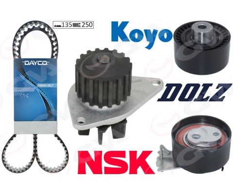 DEVİRDAİM EKSANTRİK GERGİ KİTİ P206-P307-P1007-C2-C3C-C4 1.4 16V KFU ET3J4