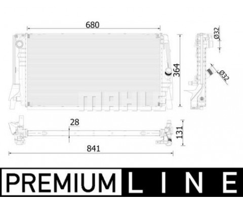 MOTOR SU RADYATORU PREMIUM LINE BMW F40 F45 F46 F48 F39 MINI F60