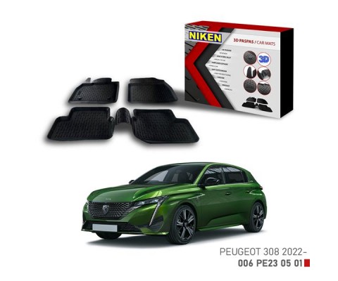 3D PASPAS PEUGEOT 308 2022-