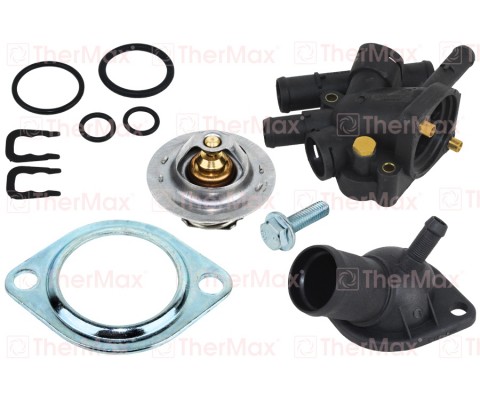 TERMOSTAT 89 C KOMPLE KANGOO 97 MEGANE I 96 CLIO II 98 05 LAGUNA 96 1.9D F8Q SENSÖR DELİKLİ