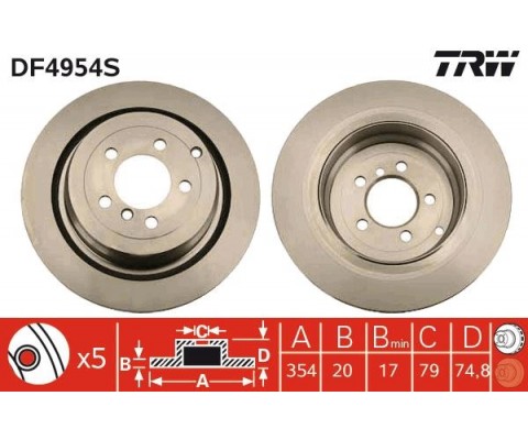 FREN DISKI ARKA RANGE ROVER 3 VOGUE L322 02 12