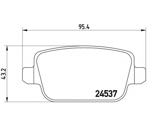 ARKA FREN BALATASI MONDEO IV CA2 07 14 S-MAX 09 06 S-MAX 09 KUGA I 08 12 GALAXY III 06 VOLVO S80 II 06 S80 07 V70 06 V70 07 XC70 06 FREELANDER 2 2.2