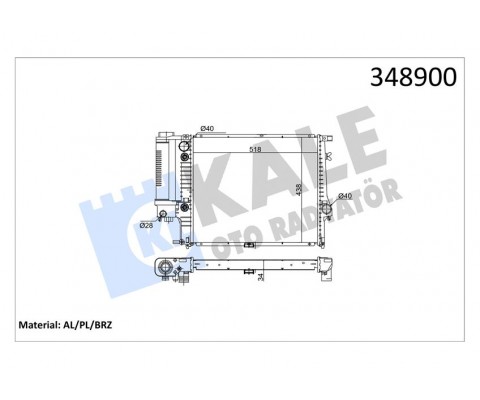 MOTOR SU RADYATORU OTM/SANZ KLIMALI BMW M20 M50 E34