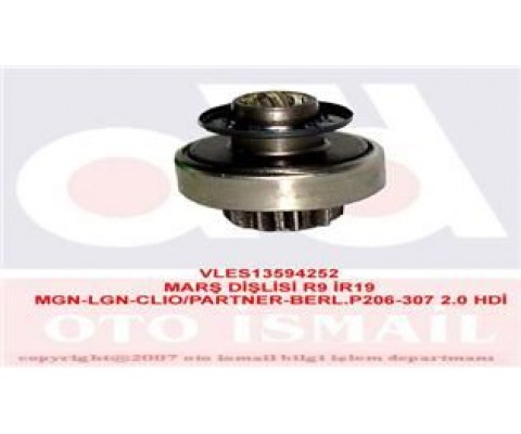 MARŞ DİŞLİSİ 10 DİŞ 1209 ASTRA F-CORSA B-VECTRA A-B-TIGRA-ASCONA-OMEGA-P206-P307-PARTNER- BERLINGO-R9-R19-MGN-LGN