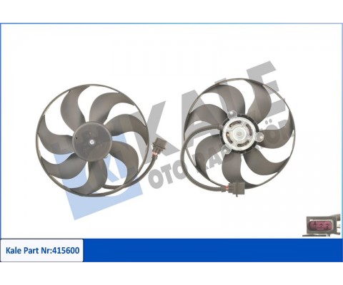 FAN MOTORU DAVLUMBAZLI POLO 1.4-1.6 95-99 POLO 1.4-1.9TDI 01 IBIZA IV-FABIA 99-08 250-80W 345mm